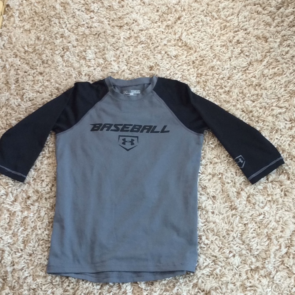 Grey and black under armor T-shirt. Sz MD“big boy”